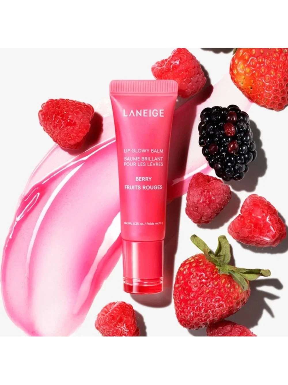 Laneige Berry Lip Glowy Balm & Water Bank Hyaluronic Serum